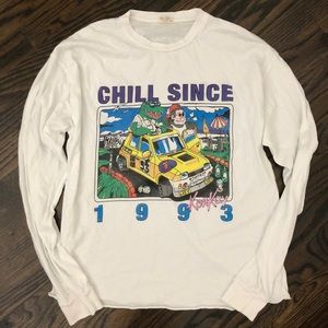 Brandy Melville Chill Since 1993 Monkey & Crocodile Long Sleeve